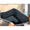 Image 2 : Large Cotton Rope Laundry Storage Basket Collapsible Woven Basket with Leather Handles 15.7''(D) x 1