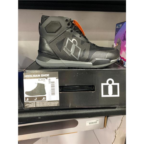 Icon Hooligan Motorcycle Shoes Size 8