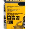 Image 2 : DeWalt Stainless Steel Wet/Dry Vacuum 38L / 10Gal