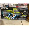 Image 1 : NERF Hyper Mach-100 Fully Motorized Blaster, 80 Hyper Rounds, Eyewear, Up to 110 FPS Velocity, Easy 