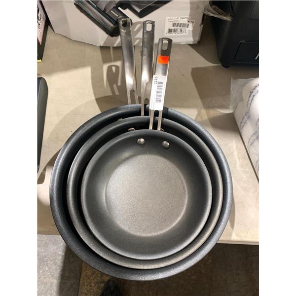 Lot of 3 Kirkland Fry Pans