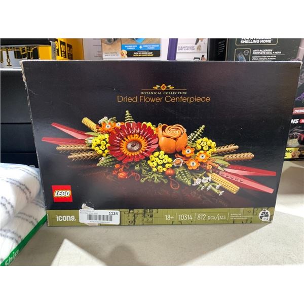 Lego Dried Flower Centerpiece Open Box