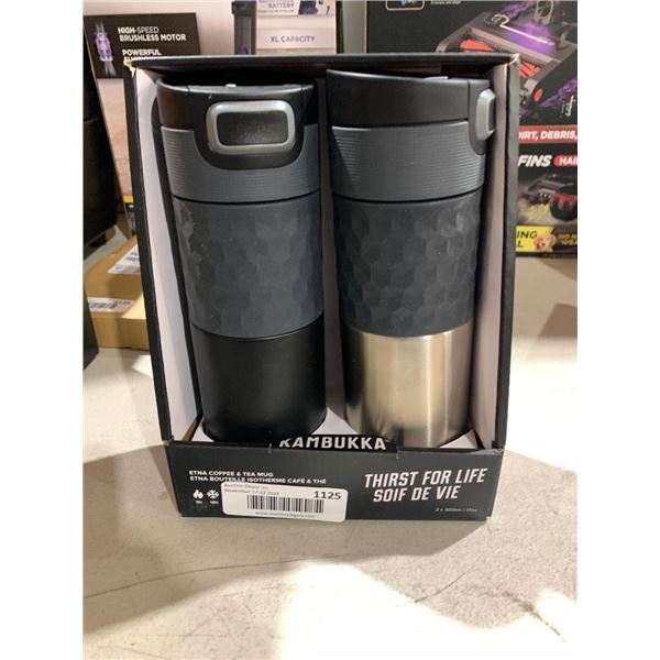 Kambukka Etna Coffee & Tea Mug 2pc Set