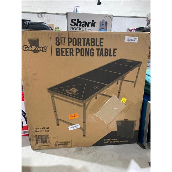GoPong 8' Portable Beer Pong Table
