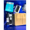 Image 3 : Bin of Assorted Electronics - Bin Included