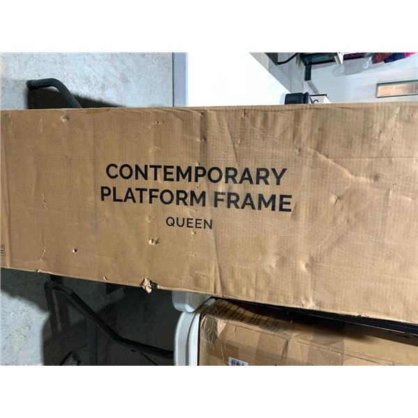 Contemporary Platform Queen Bed Frame