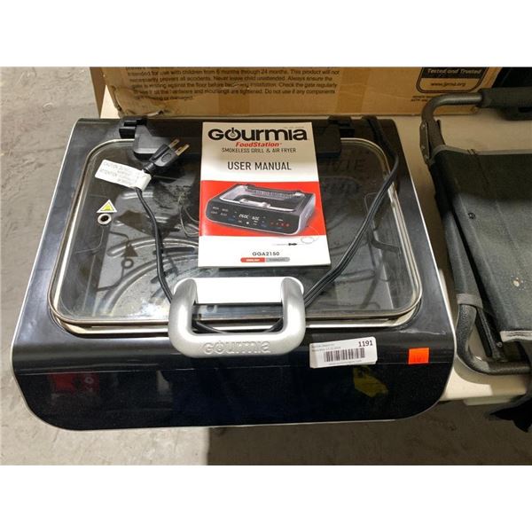 Gourmia Foodstation Smokeless Grill & Air Fryer