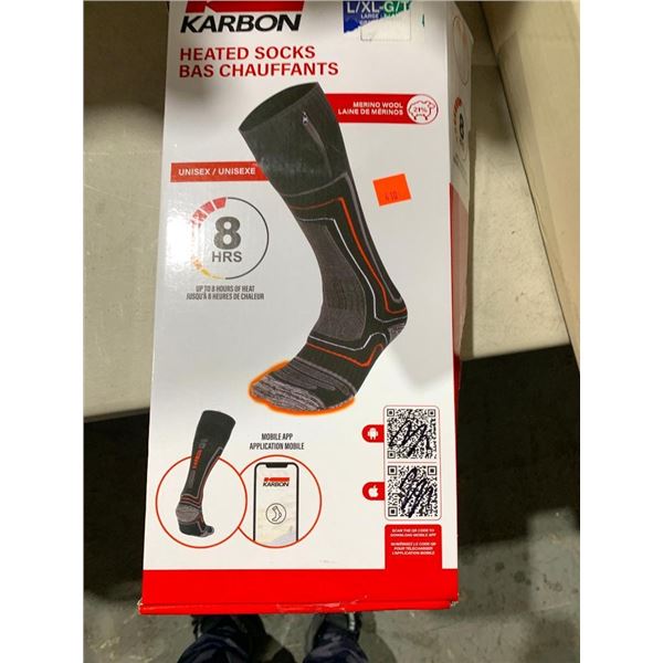 Karbon Heated Socks Unisex L/XL
