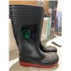 Image 3 : Men's Steel Toe Steel Plate Waterproof Rubber Boots Size 10