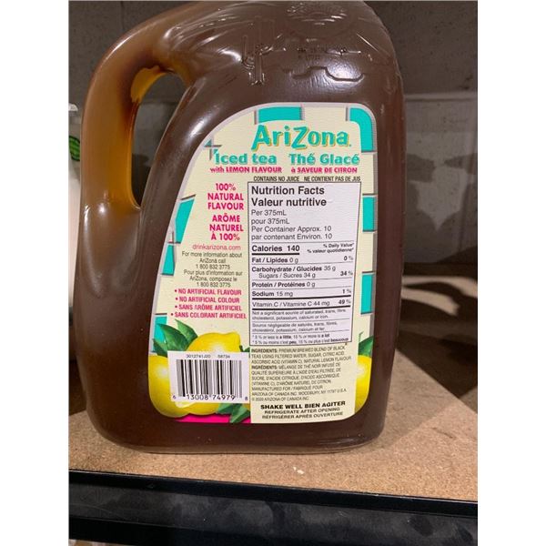 Arizona  Iced Tea W/ Lemon Flavor 3.78L