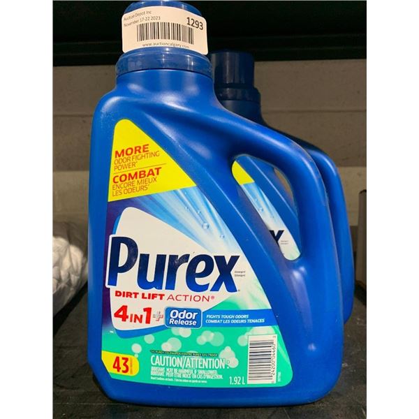 Purex 4 in 1 Detergent 2 x 1.92L