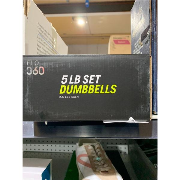 Flo 360 5lb set of dumbbells