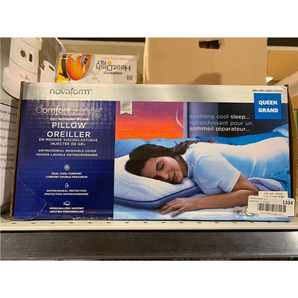 Novaform Gel memory foam Queen size pillow