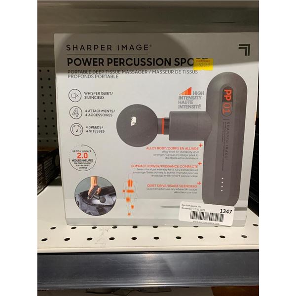 Sharper image portable deep tissue massager