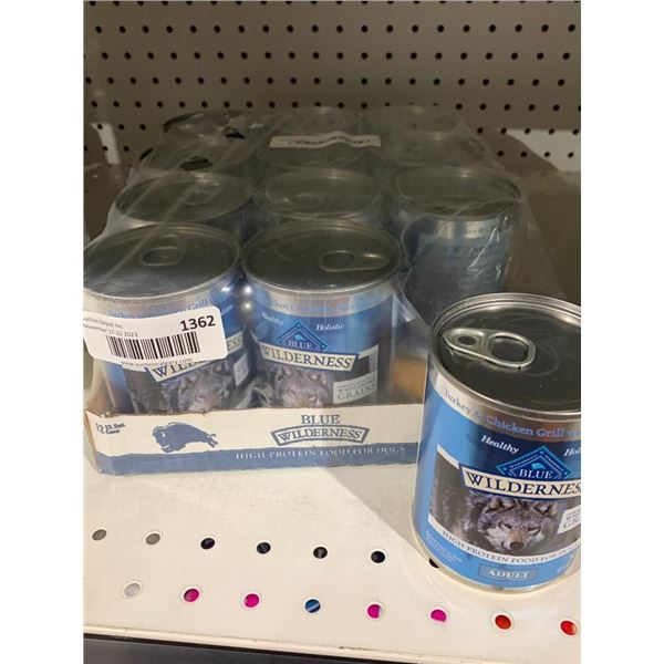 Blue buffalo wilderness adult dog food,12x354g