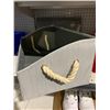Image 2 : collapsible cloth storage bin with ropes