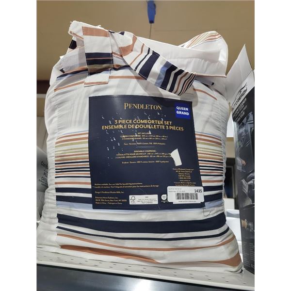 Pendelton 3 pc Comforter Set Queen Size