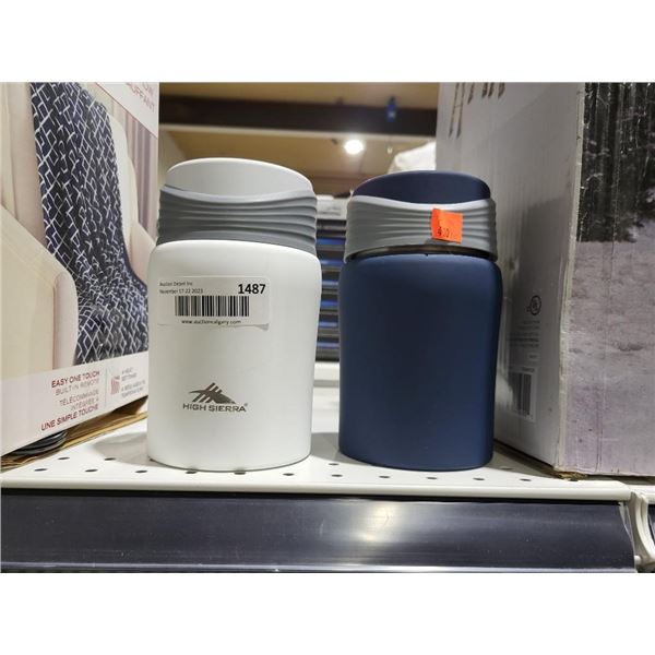 HIgh Sierra 709 mL (24 oz.) Food Jars, 2-pack