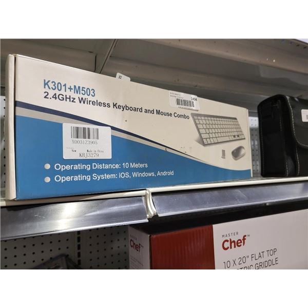 K301+M503 2.4GHz Wireless Keyboard And Mouse Combo