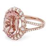 Image 2 : 10.23ct Morganite 14 K Rose Gold Ring