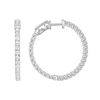 Image 1 : 2.63ct Diamond Hoop Earrings