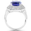 Image 2 : 5.51ct Tanzanite 14K White Gold Ring