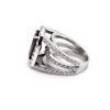 Image 4 : 5.47ct NATURAL Rubellite Tourmaline 18K White Gold Ring