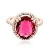 5.6ct Natural TOURMALINE 14K Rose Gold 4.25gm Ring