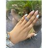 Image 3 : 9.10ct Natural Ceylon Blue Sapphire 14K White Gold Ring