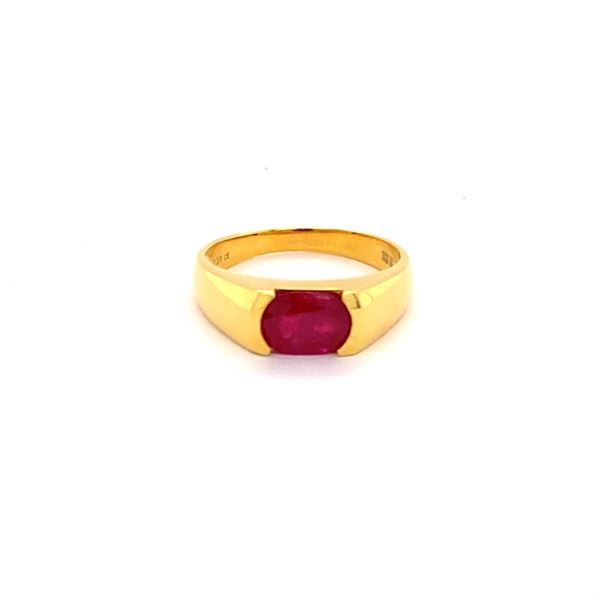 2.31ct Ruby 18K YG 7.18gm Ring