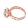 Image 2 : 2.02ct Morganite 14 K Rose Gold Ring