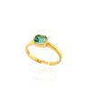Image 4 : 0.82ct Emerald 18K YG 3.41gm Ring