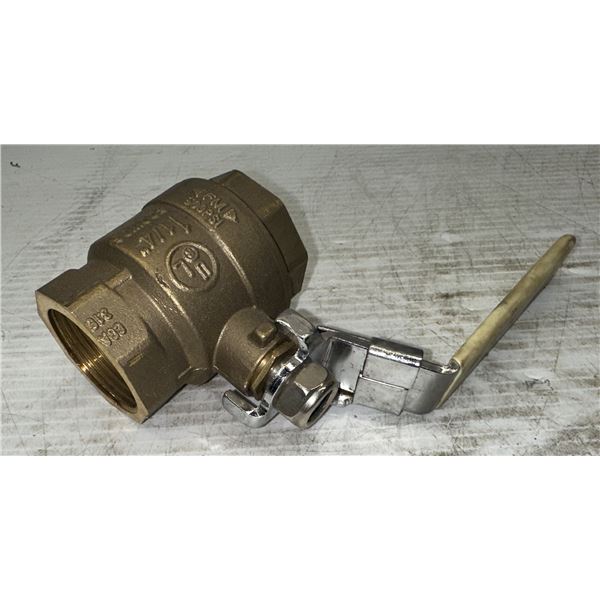 New? Jomar Valve #JF-100TG-LH Lead Free Brass Ball Valve