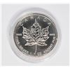 Image 1 : #25 1990 CANADA $5 1OZ  SILVER MAPLE LEAF COIN