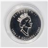 Image 2 : #35 2000 CANADA $5 1OZ  SILVER MAPLE LEAF COIN