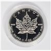 Image 1 : #38 2003 CANADA $5 1OZ  SILVER MAPLE LEAF COIN