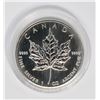 Image 1 : #39 2004 CANADA $5 1OZ  SILVER MAPLE LEAF COIN