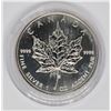 Image 1 : #43 2008 CANADA $5 1OZ  SILVER MAPLE LEAF COIN