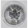 Image 1 : #65 2021 CANADA $5 1OZ SILVER MAPLE LEAF COIN