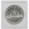 Image 1 : #85 1960 CANADIAN $1 DOLLAR SILVER VOYAGEUR COIN