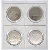 Image 1 : #106 LOT OF 4 CANADIAN $1 VOYAGEUR COINS 1968-1971