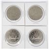 Image 1 : #108 LOT OF 4 CANADIAN $1 VOYAGEUR COINS 1976-1979