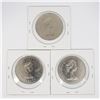 Image 2 : #109 LOT OF 3 CANADIAN $1 VOYAGEUR COINS 1980-1982