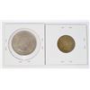 Image 2 : #117 LOT OF 2 HONG KONG 1960 1970 COINS ONE DOLLAR