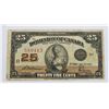 Image 1 : #134 1923 CANADA SHINPLASTER 25 CENTS PAPER MONEY
