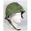 Image 1 : #141 COLD WAR AMERICAN M1 HELMET W/ CAMO COVER