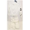 Image 1 : #164  VIETNAM WAR ERA USN SHIRT+PANTS WHITE 1960'S