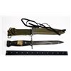 Image 1 : #184 US M8A1 FIGHTING KNIFE BAYONET VIETNAM WAR