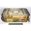 Image 1 : #205 WW2 MILITARY WOODEN AMMO CRATE LARGE