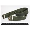 Image 1 : #208 COLD WAR ERA GREEN KHAKI MILITARY BELT
